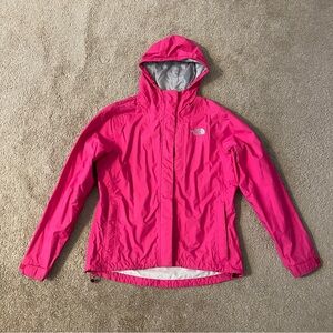 The North Face Women's Vibrant Pink Rain Jacket